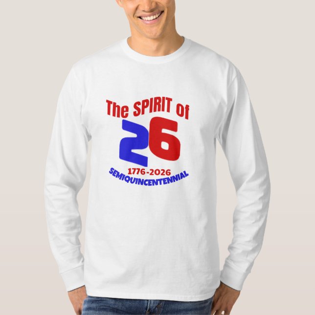 CAMISETA ESPÍRITO DE 26 - SEMIQUINCENTENNIAL (Frente)