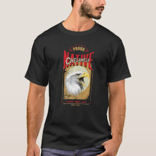 Camiseta Espírito de Águia Nativo Americano Chelamela Vinta