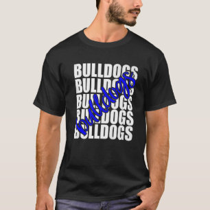 Camiseta Espírito de Equipe de Fã de Esportes Escolares Bul