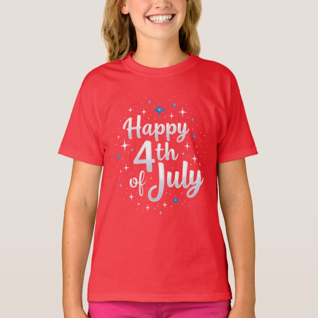 Camiseta Espírito de Estrelas e Listras: Ícone da Liberdade (Frente)