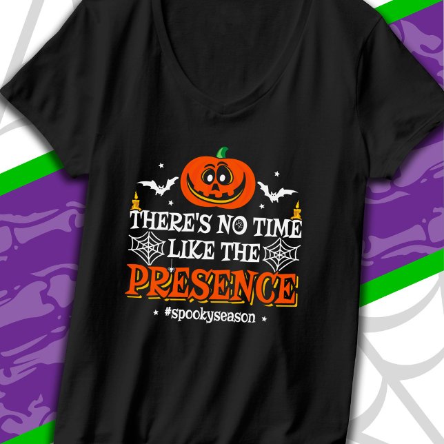 Camiseta Espírito de Halloween Abóbora Assustadora Divertid (Criador carregado)