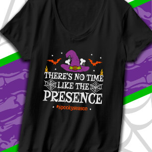 Camiseta Espírito de Halloween Chapéu de Bruxa Assustador D