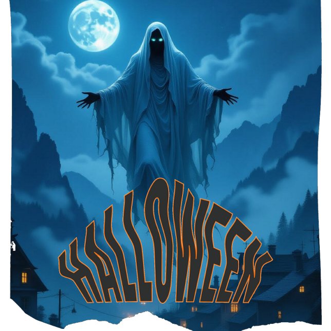 Camiseta Espírito de Halloween Gothic Spooky (Criador carregado)