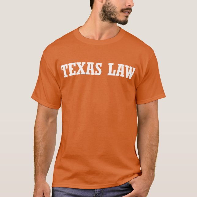 Camiseta Espírito de Lei do Texas em branco (Frente)