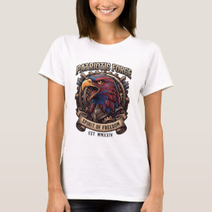 Camiseta Espírito de Liberdade Águia Patriótica