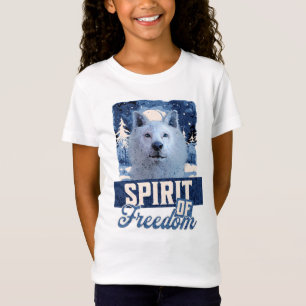 Camiseta Espírito de Liberdade do Lobo Ártico