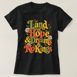 Camiseta Espírito de Liberdade Sonhos Esperança Terra das M
