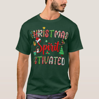 Camiseta Espírito de Natal Ativa Natal Engraçado Xmas