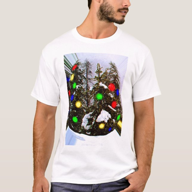 Camiseta Espírito de Natal capturado (Frente)
