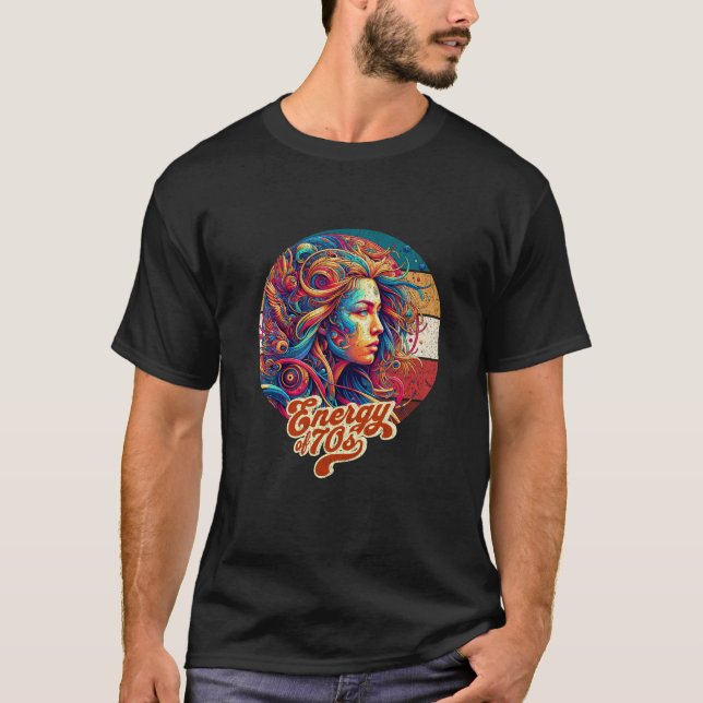Camiseta Espírito de Natureza Psicodélica (Frente)