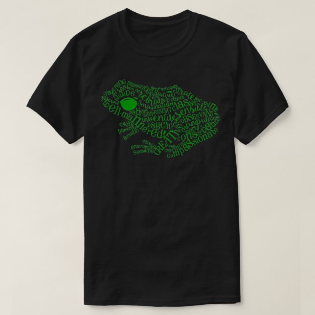 Camiseta Espírito de Sapo Verde (Frente do Design)