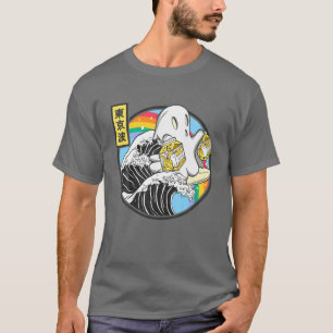Camiseta Espírito De Surfe Com Banana Milk Cartons Japão