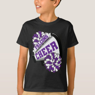 Camiseta Espírito de Torcida de Liderança de Escola Ck Falc