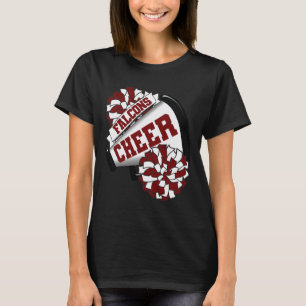 Camiseta Espírito de Torcida de Liderança de Escola Ck Falc