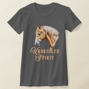 Camiseta Espírito Desenraizado do Cavalo de Palomino