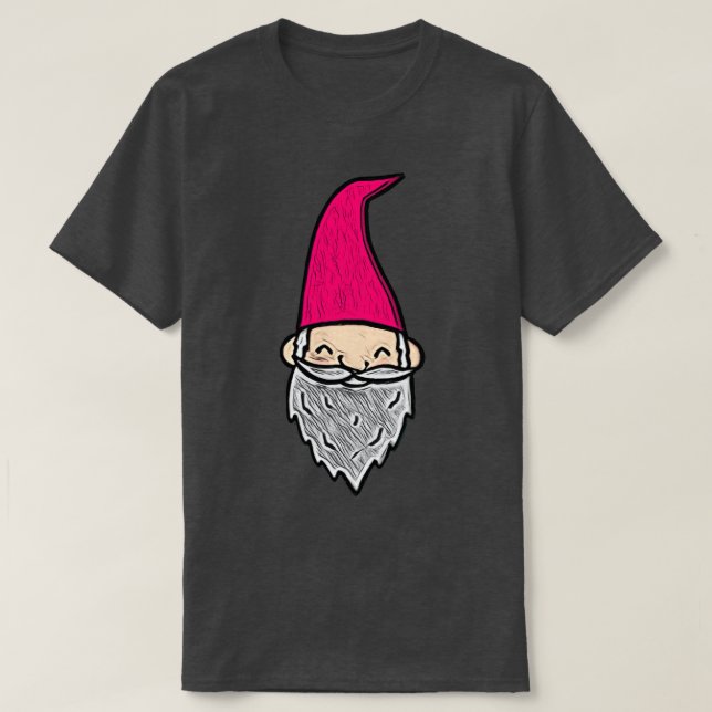 Camiseta Espírito diminuto da criatura mitológica do Gnome  (Frente do Design)