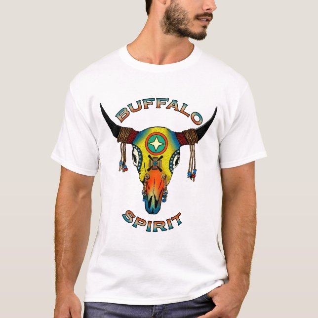 Camiseta Espírito do búfalo (Frente)