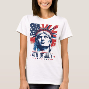 Camiseta Espírito do Dia da Independência em 4 de julho