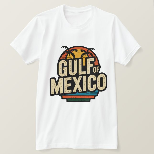 Camiseta 🔥 "Espírito do Golfo do México" (Frente do Design)