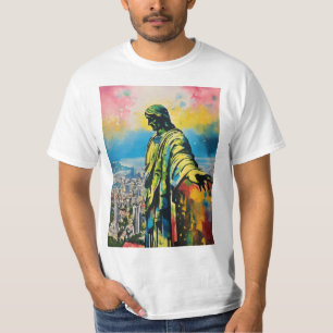 Camiseta "Espírito do Rio: Cristo Gigante, Tee Redeemer"