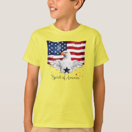 Camiseta Espírito do T-Shirt das Crianças da América
