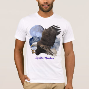 Camiseta ESPÍRITO do t-shirt dos animais selvagens da águ