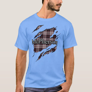 Camiseta Espírito do Tartan de McPherson MacPherson do cl