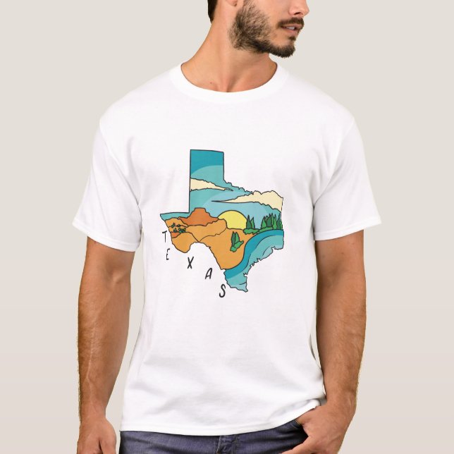 Camiseta Espírito do Texas (Frente)