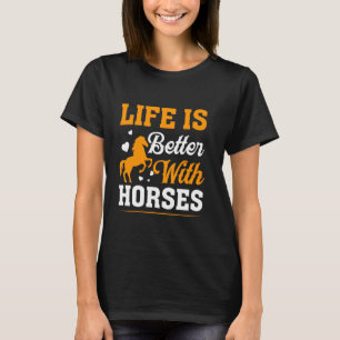 Camiseta Espírito Equestre Cavalo Engraçado Gráfico Vintage