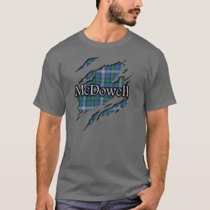 Camiseta Espírito escocês do Tartan de McDowell MacDowall