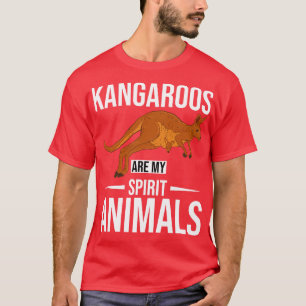 Camiseta Espírito Espiritual Marsupial Australiano Kangaroo