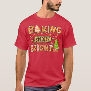 Camiseta Espírito Espirituoso Rosquinha de Natal Árvore Xma