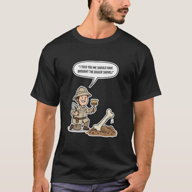 Camiseta Espírito Explorador Arqueólogo – Descoberta Antiga (Frente)