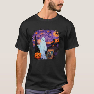 Camiseta Espírito Fantasma Assombrado - Tela Noturna Hallow