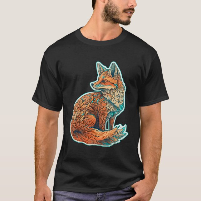 Camiseta Espírito Florestal Fox Planta Transformação Nature (Frente)
