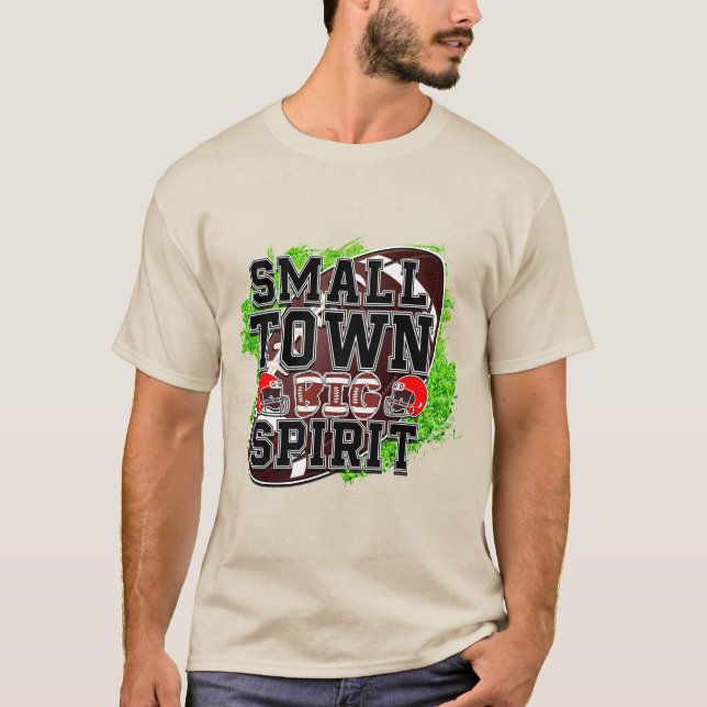 Camiseta Espírito Grande de Cidade Pequena, Futebol e Capac (Frente)