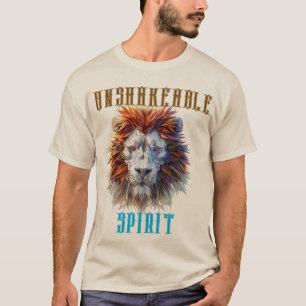 Camiseta Espírito Inabalável - Lion Face Tee