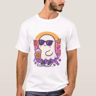 Camiseta Espírito legal com picada de abóbora - Retro Hallo