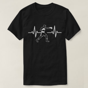 Camiseta Espírito Lutador Coração Pulsante de Boxe