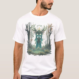 Camiseta Espírito Místico da Floresta Casa Encantada Etérea