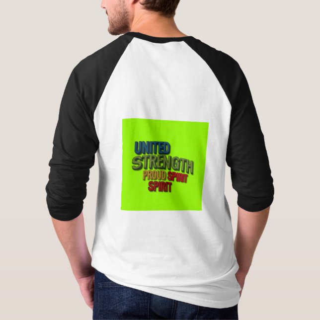 Camiseta Espírito Orgulhoso da Força Unida (Verso)