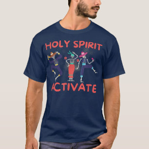 Camiseta Espírito Santo Ativa Esqueleto Dançante Engraçado