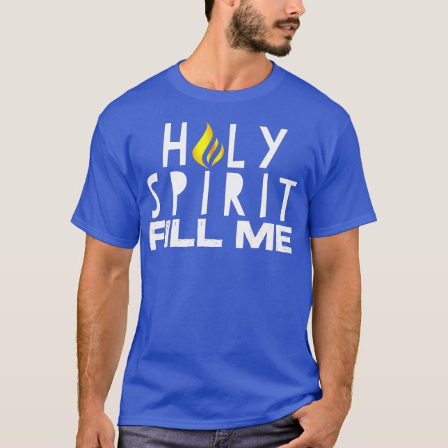 Camiseta Espírito Santo Preenche-Me Cristão Pentecostal (Frente)