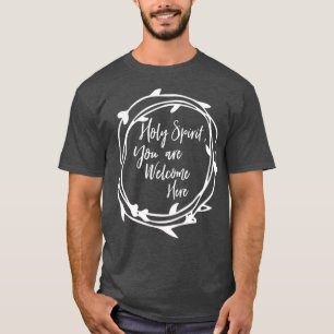 Camiseta Espírito Santo Que Você É Bem-Vindo Aqui, Cristão