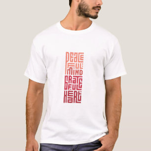 Camiseta espírito sonhador, grande coração