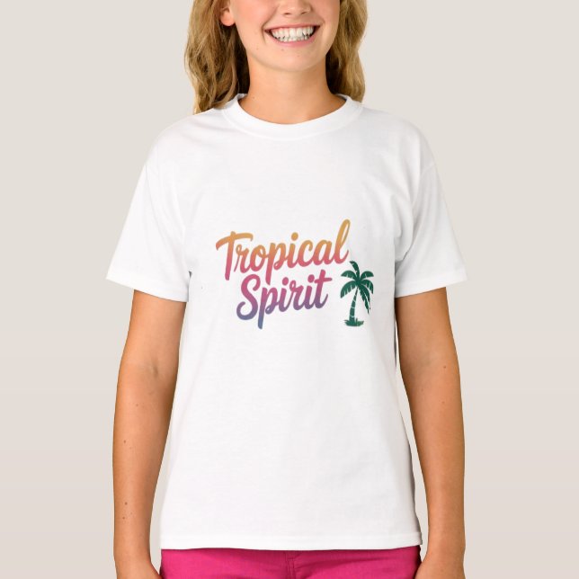 Camiseta Espírito tropical (Frente)