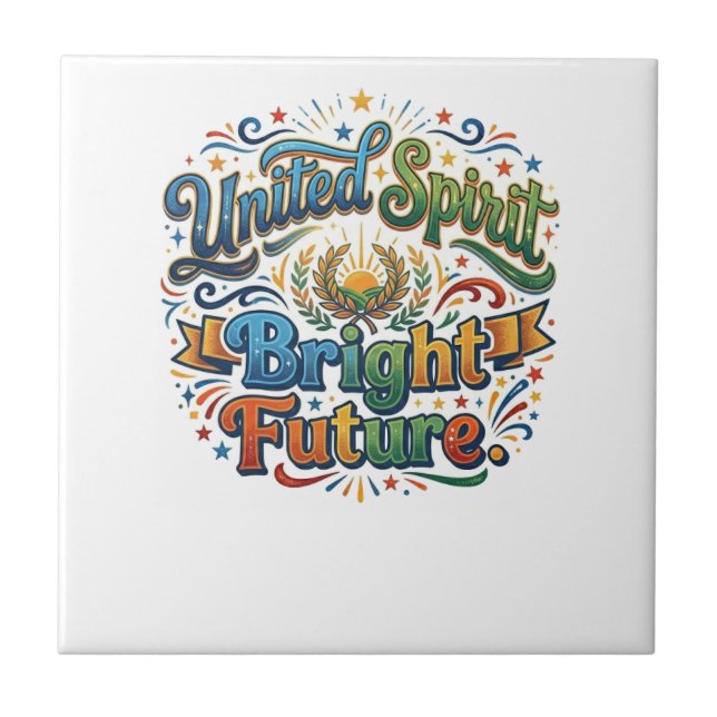 Camiseta Espírito Unido Brilhante Futuro (Frente)