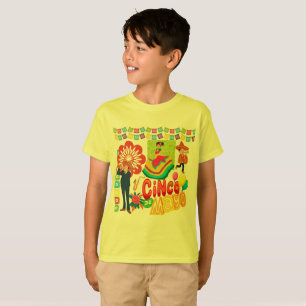 Camiseta Espírito Vibrante do Cinco amarelo