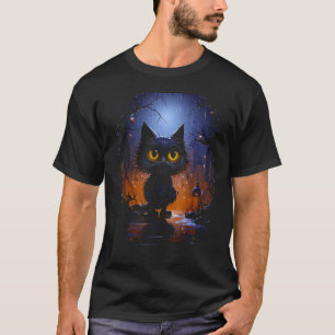 Camiseta Espíritos Cat-ching Assombrando positivamente