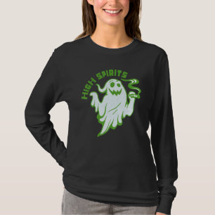 Camiseta Espíritos Elevados Fantasma Boo Dia das Bruxas